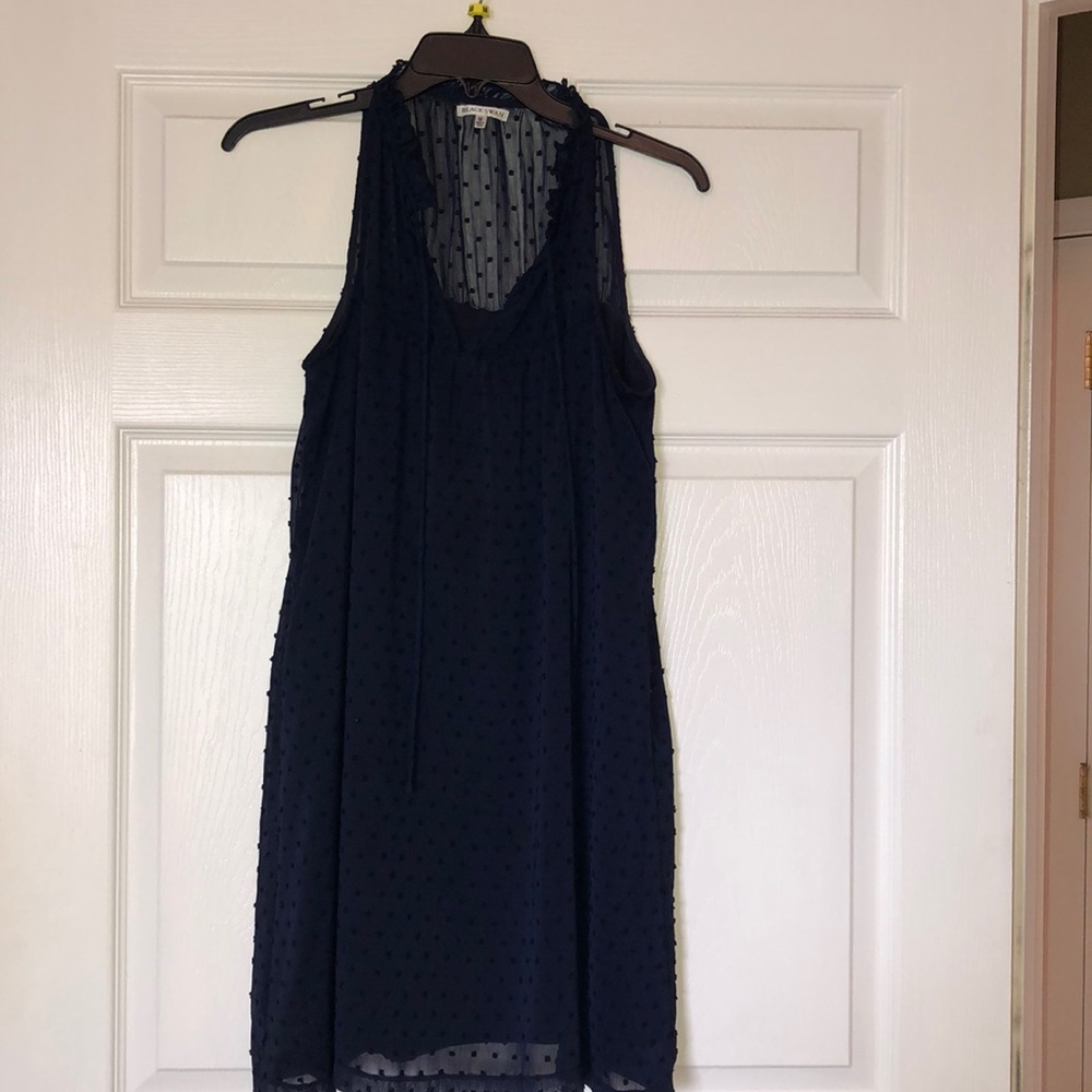 Navy babydoll dress